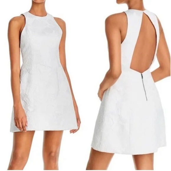 Alice + Olivia Dresses & Skirts - NWT ALICE + OLIVIA Coralia Cutout Cotton-Blend Floral-Jacquard Mini Dress